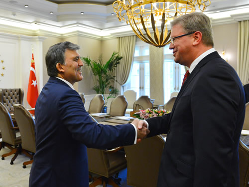 Cumhurbaşkanı Gül, Avrupa Komisyonu Heyetini Kabul Etti